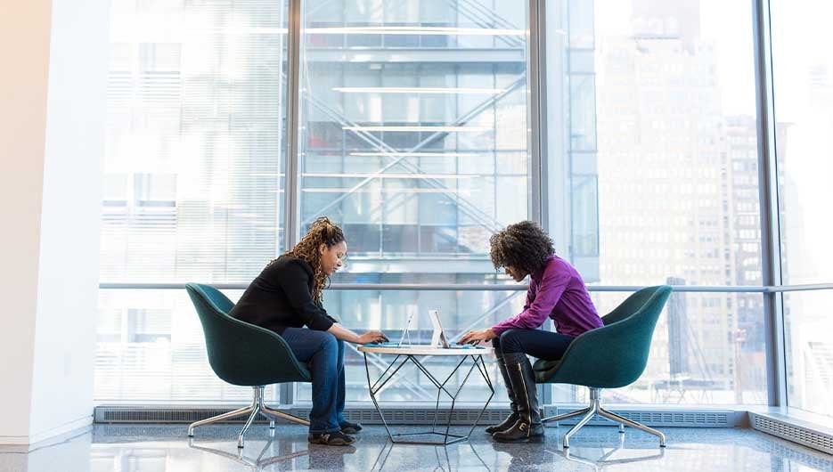 IT Manager with Colleague