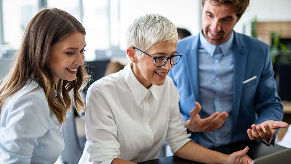 business people working on laptop