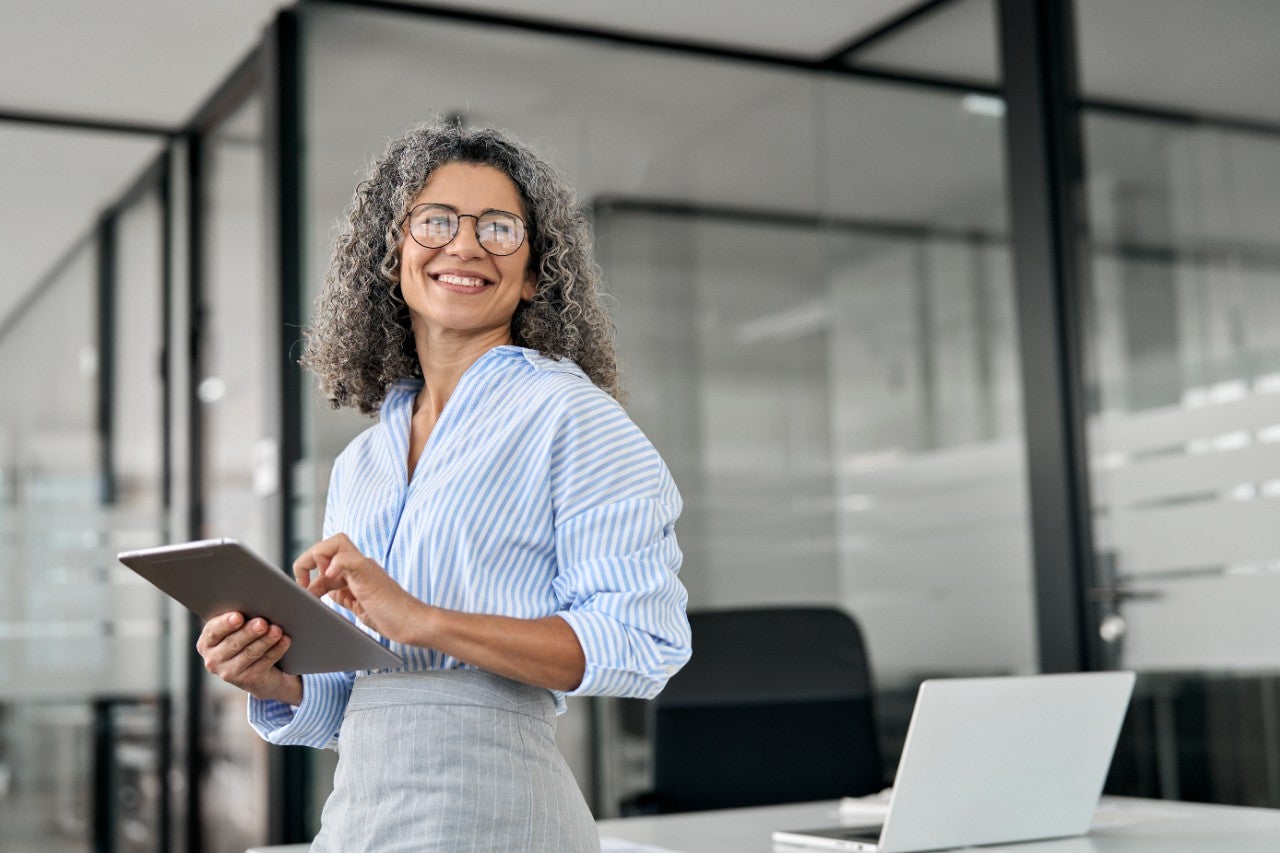 ANZ-2a-Mature professional woman smiling