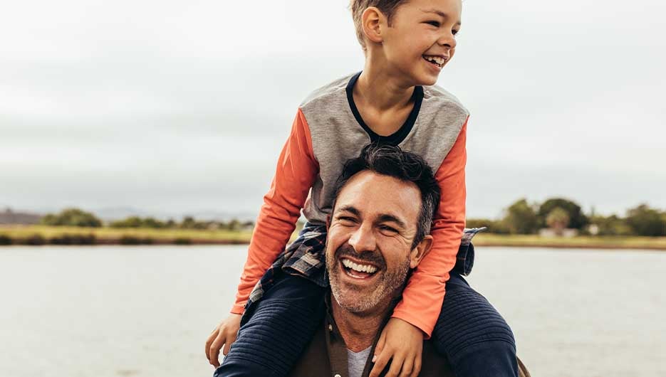 Man smiling 